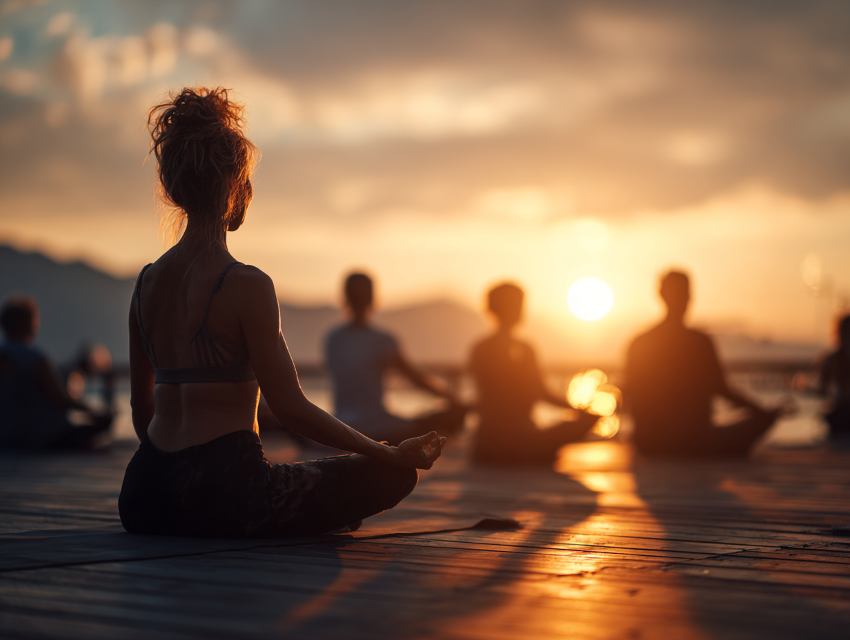 Інтер'єр йога студії з рослинами